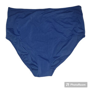Women's Amazon Essentials High Waist Bikini Bottom - XXL - Blue